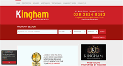 Desktop Screenshot of kinghamproperty.com
